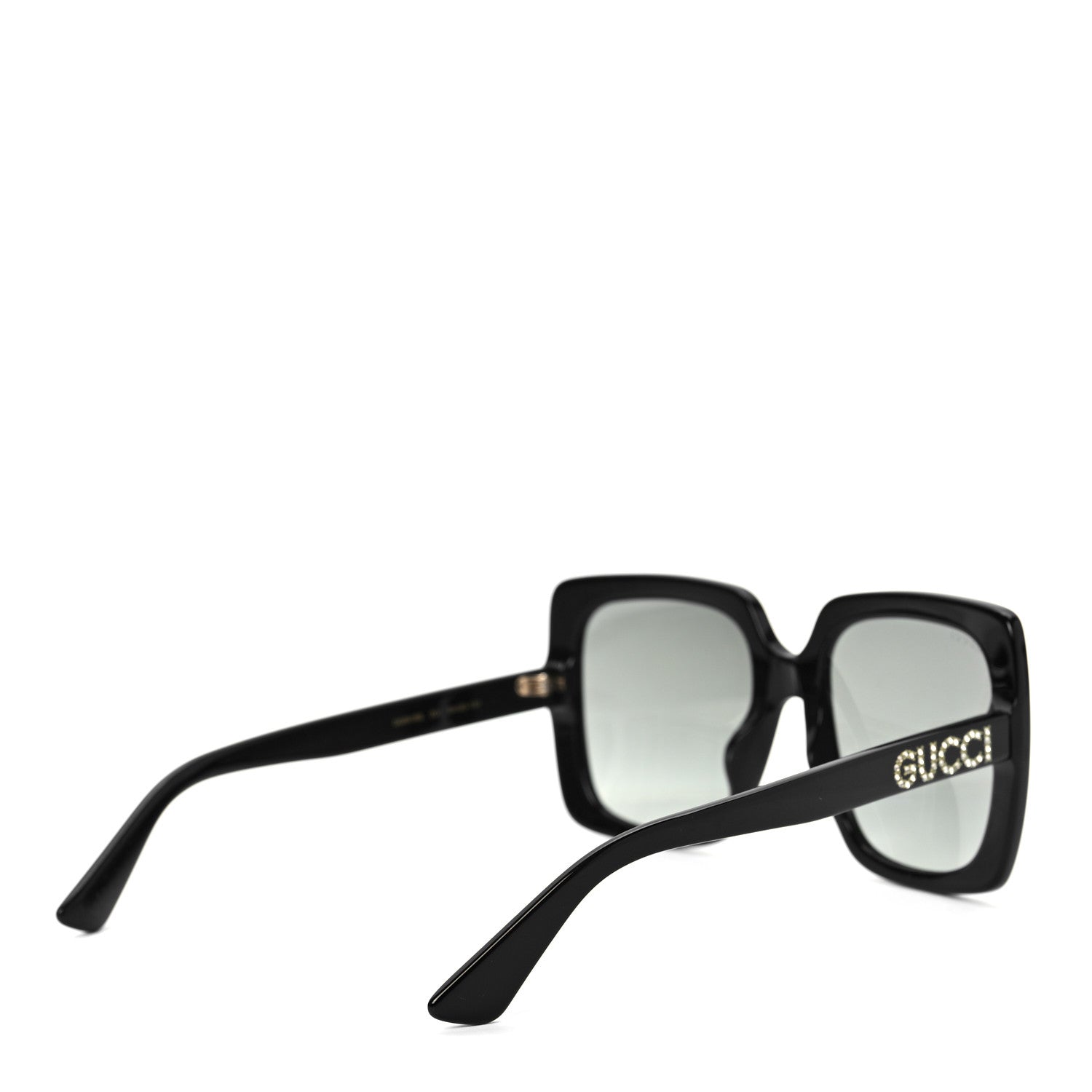 Gucci Crystal Square Frame GG Sunglasses GG0418S Black 4 of 8
