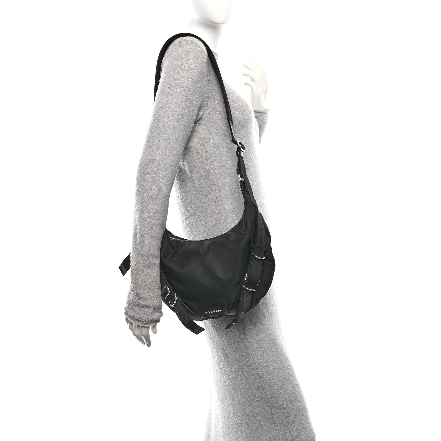 Givenchy Nylon Voyou Crossbody Bag Black 2 of 10