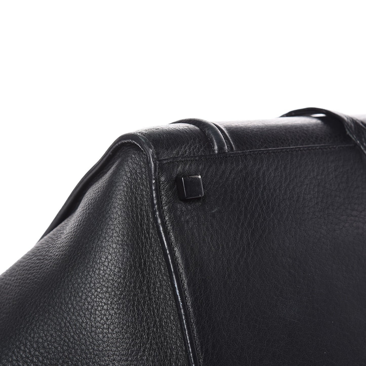 Supple Calfskin Medium Phantom Luggage Black