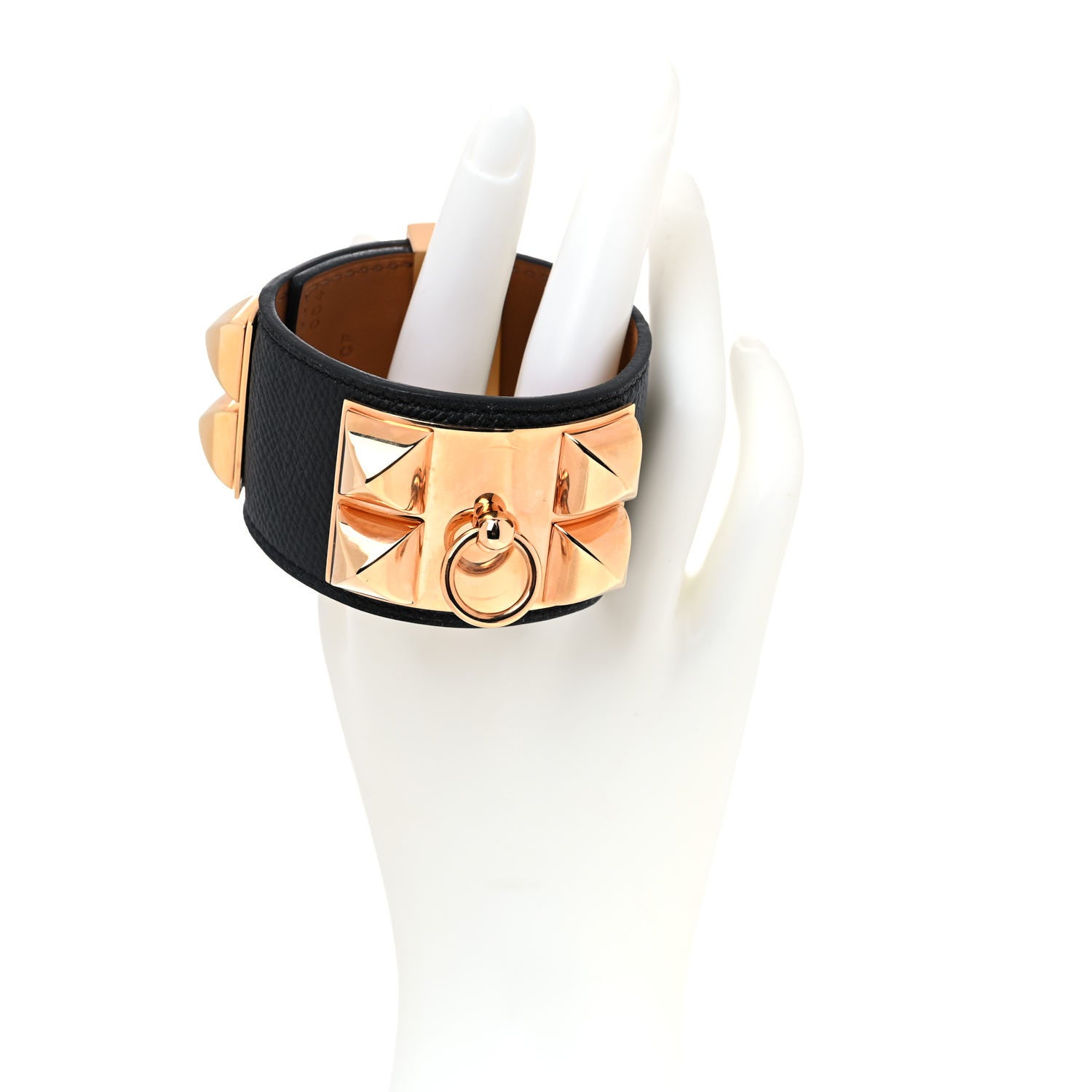 Hermes Epsom Collier de Chien CDC Bracelet S Black 2 of 9