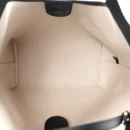 Gucci Denim GG Monogram Web Small Giglio Tote Blue White 6 of 10