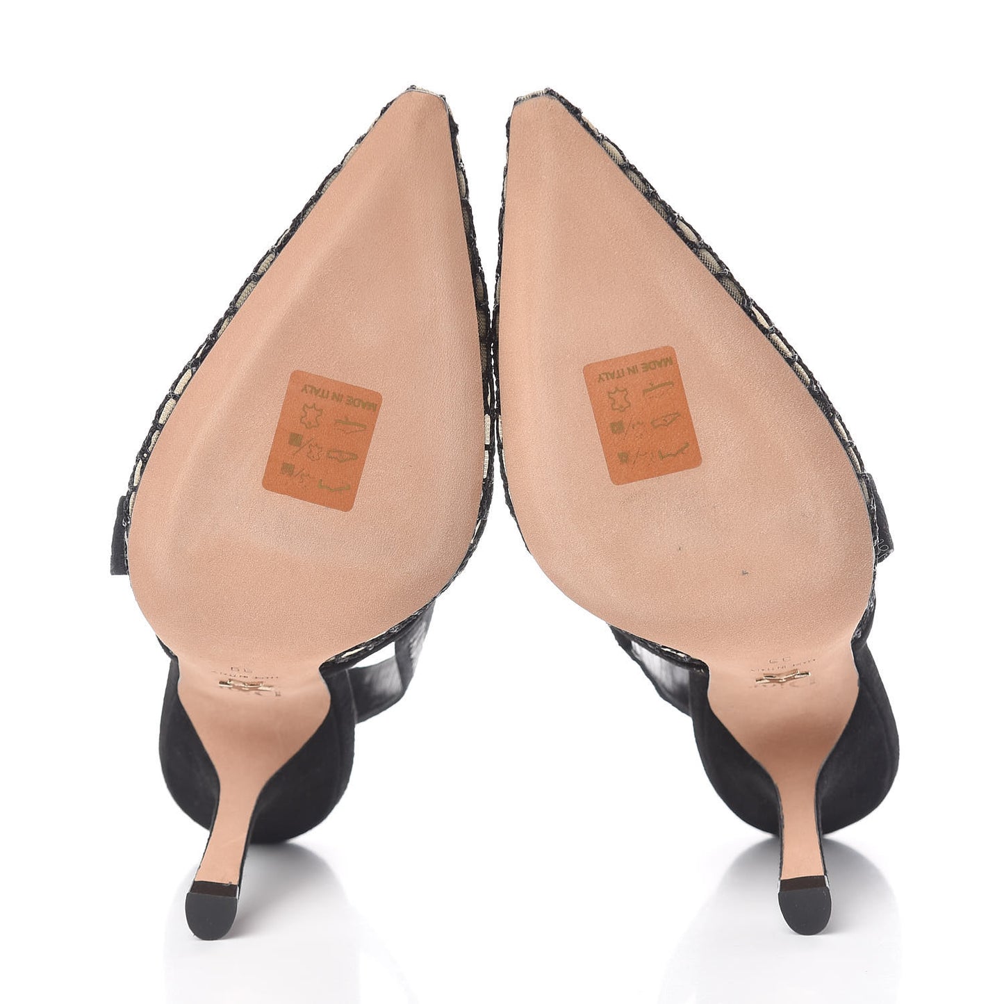 Resille Lambskin Ribbon J'Adior Slingback 100mm Pumps 39 Black