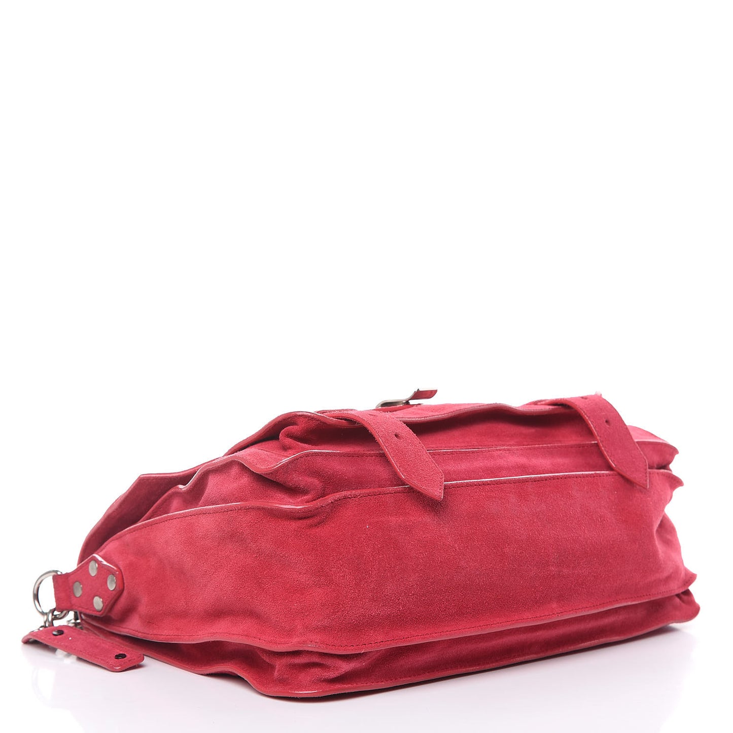 Suede Medium PS1 Satchel Raspberry