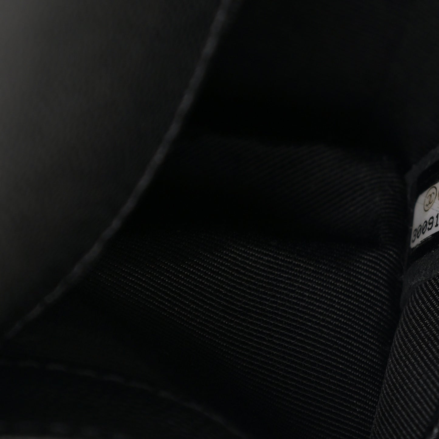 Caviar Quilted Small Boy Flap Black