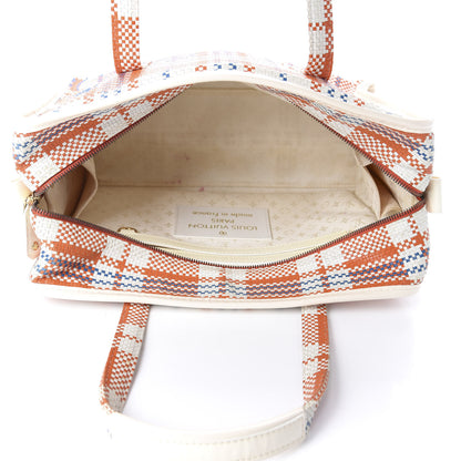 Louis Vuitton Woven Street Shopper PM Orange 5 of 13