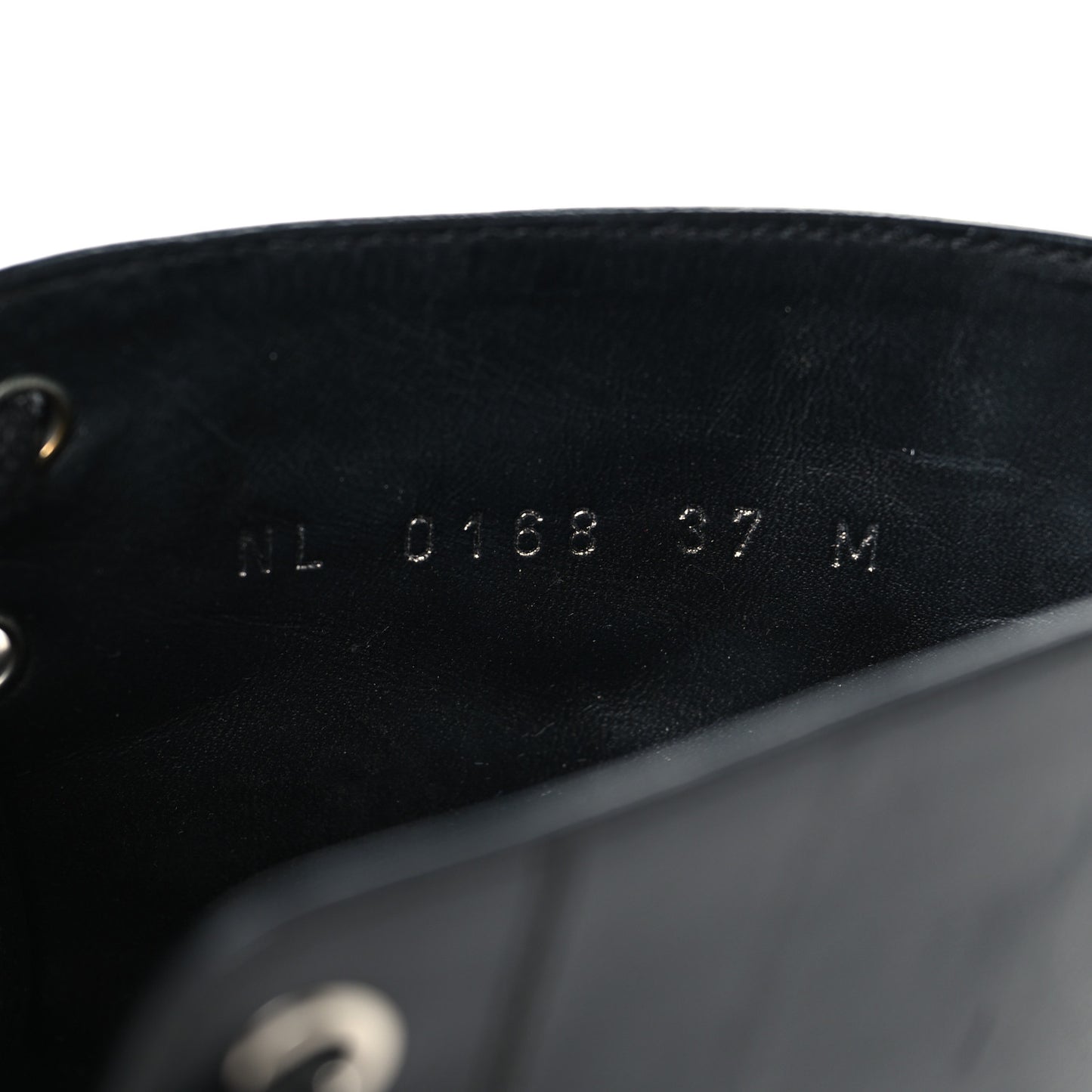 Calfskin LV Black Heart Flat Ranger Boots 37 Black