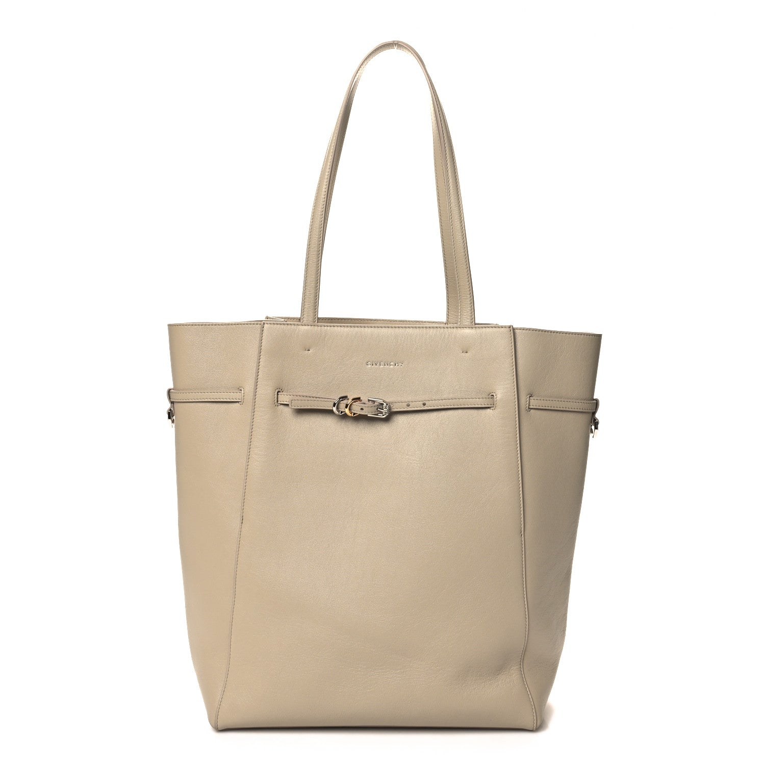 Givenchy Calfskin Voyou Medium North South Tote Natural Beige 1 of 10