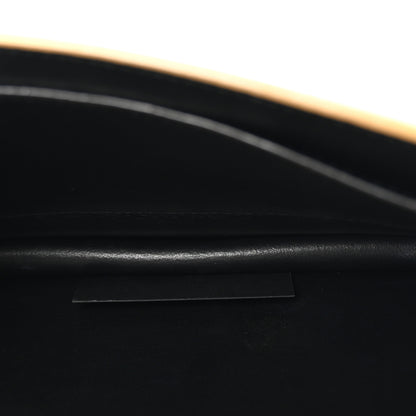Saint Laurent Canvas Calfskin Classic Monogram Cassandra Grege Brown Gold 5 of 9