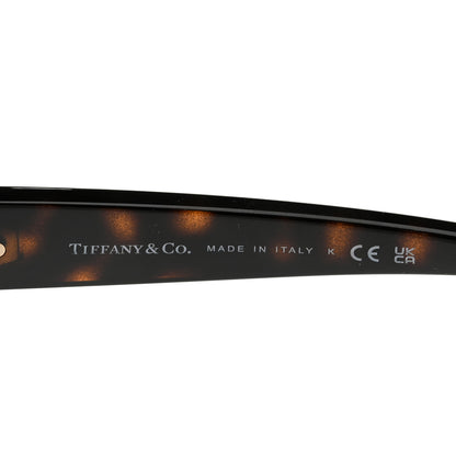 Tiffany Acetate Metal Tiffany T Tortoise Cat Eye Sunglasses TF4225U Brown Blue 6 of 8