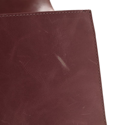 Chanel Calfskin Quilted Straight Lined Flap Purple 17 of 18