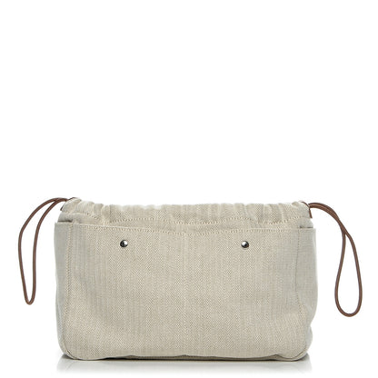 Hermes Canvas Barenia Fourbi 25 MM Pouch Naturel Fauve 1 of 7