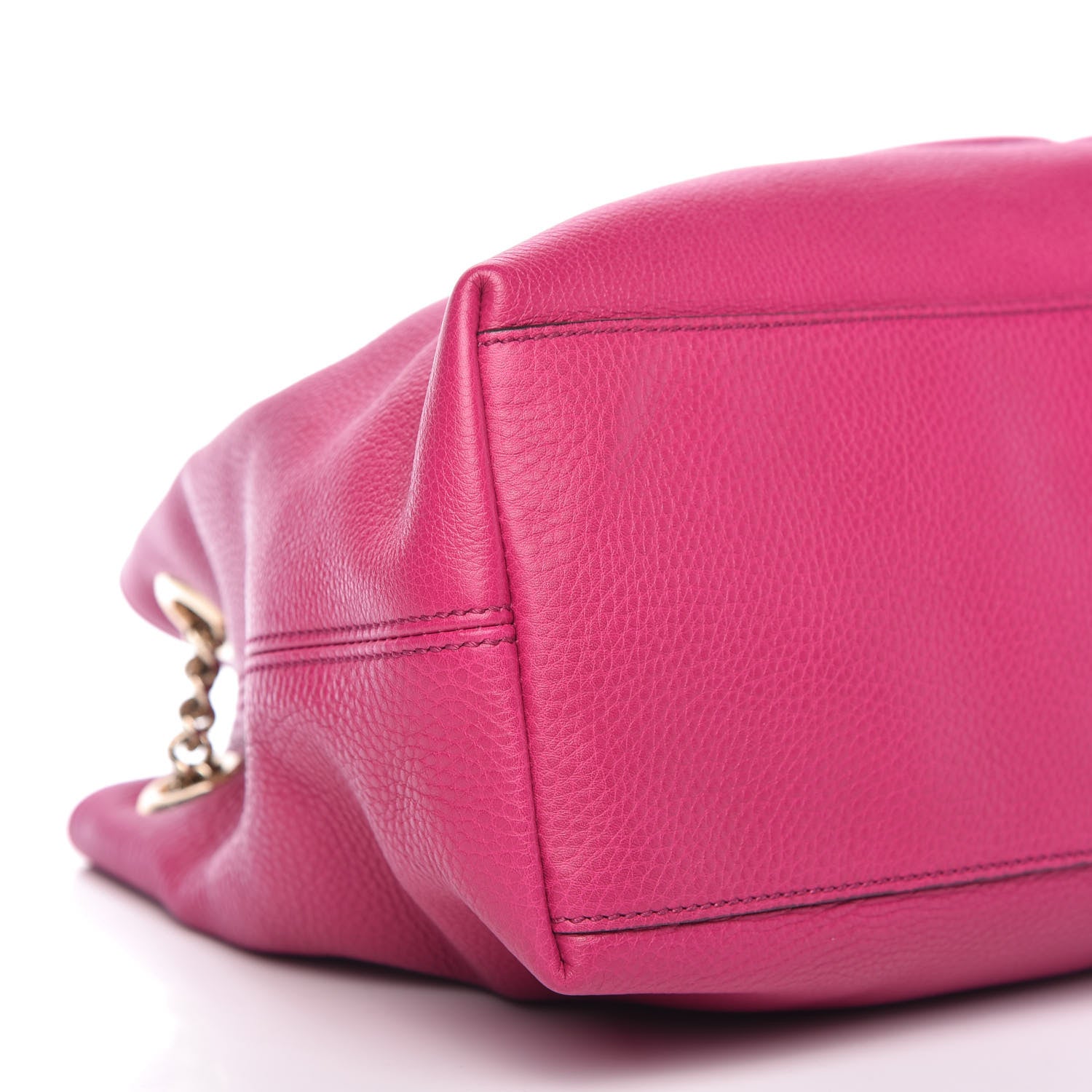 Gucci Cellarius Calfskin Medium Soho Chain Shoulder Bag Bright Bouganville 6 of 10