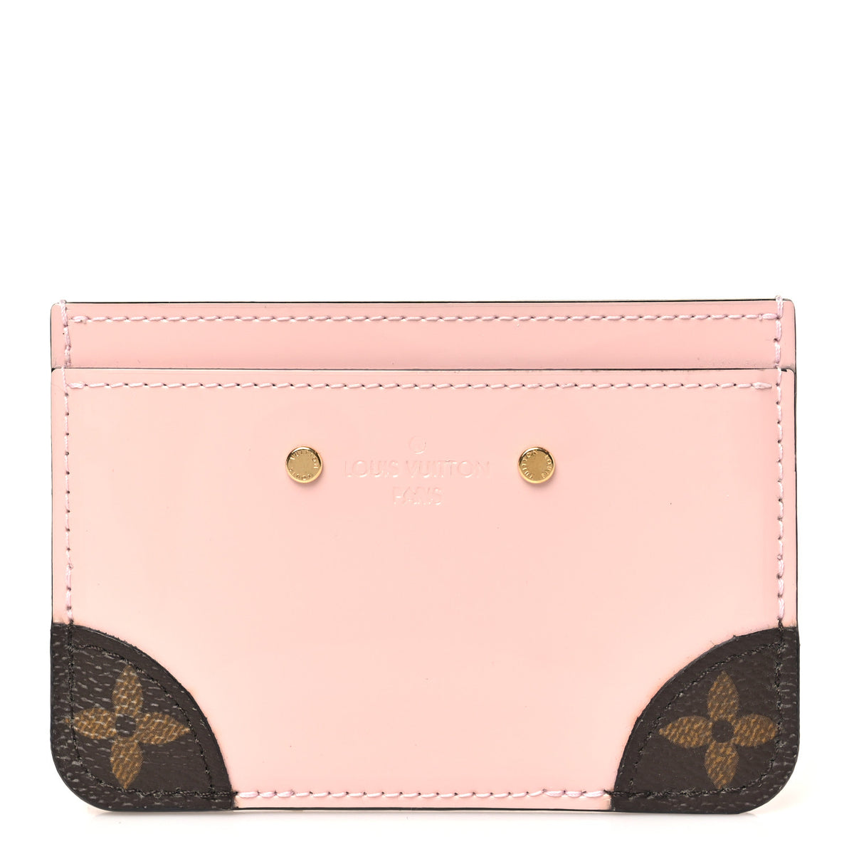 Louis Vuitton Patent Miroir Venice Card Holder Rose Ballerine 1 of 7