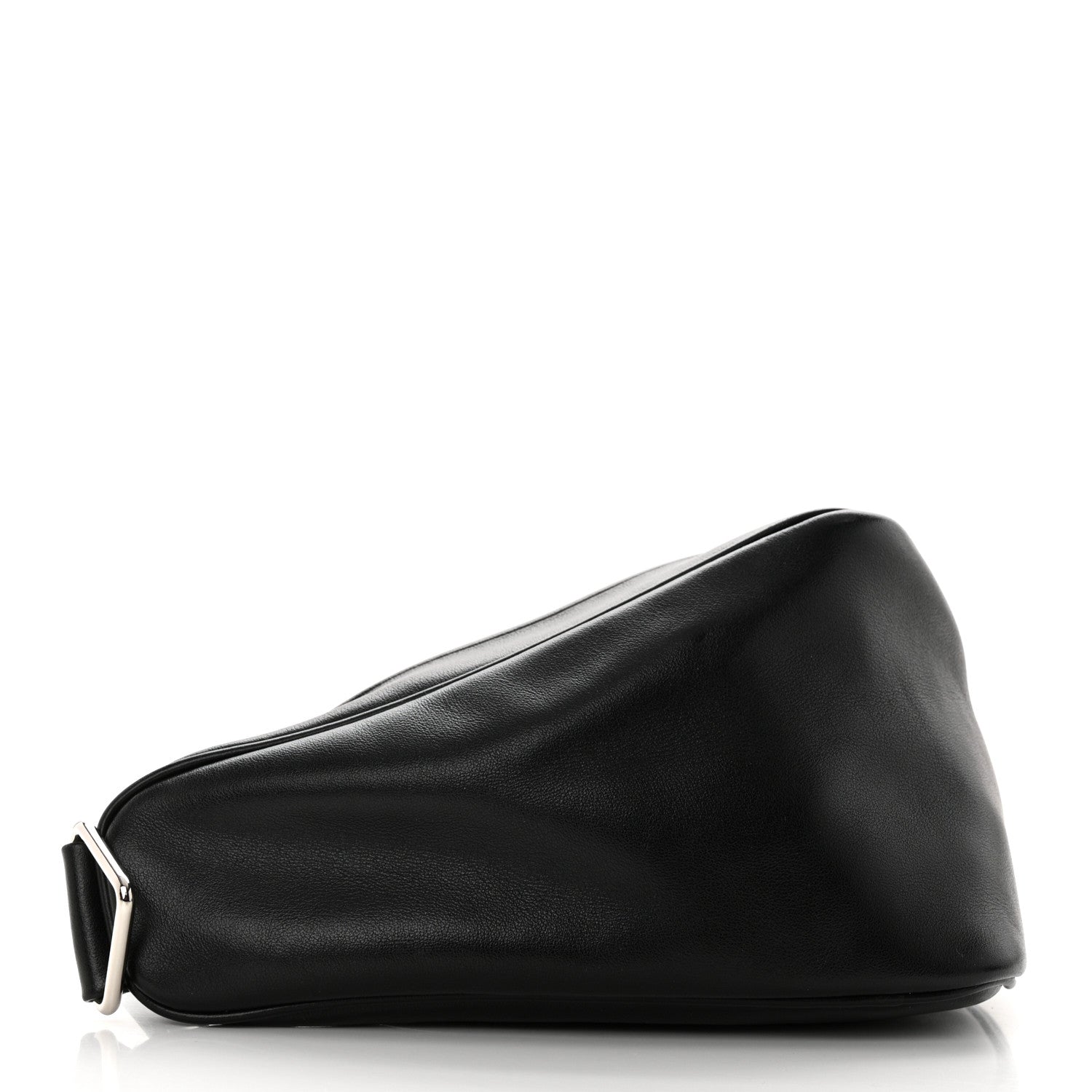 Prada Grace Lux Triangle Shoulder Bag Black 4 of 12