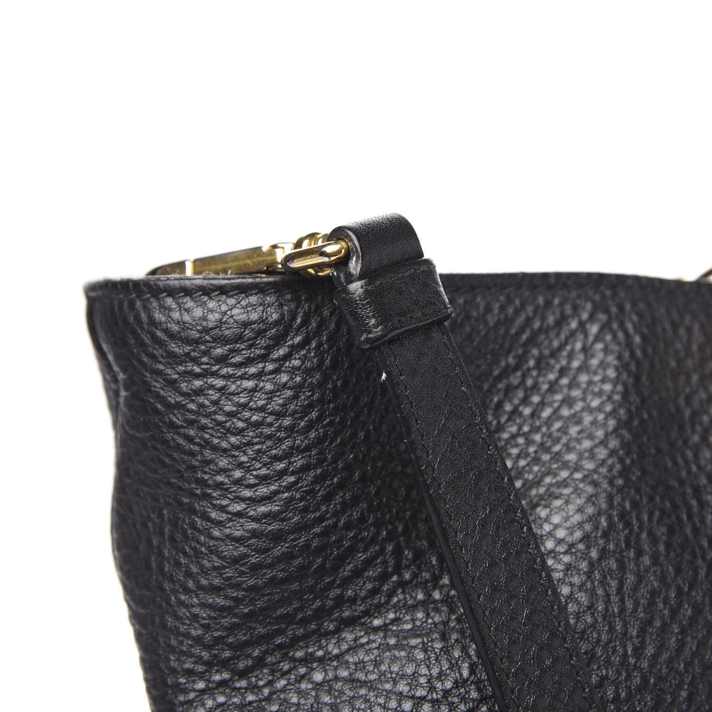 Vitello Daino Tote Black
