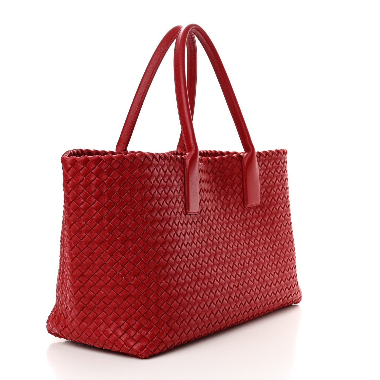 Bottega Veneta Lambskin Intreccio Medium Apple Candy 4 of 11