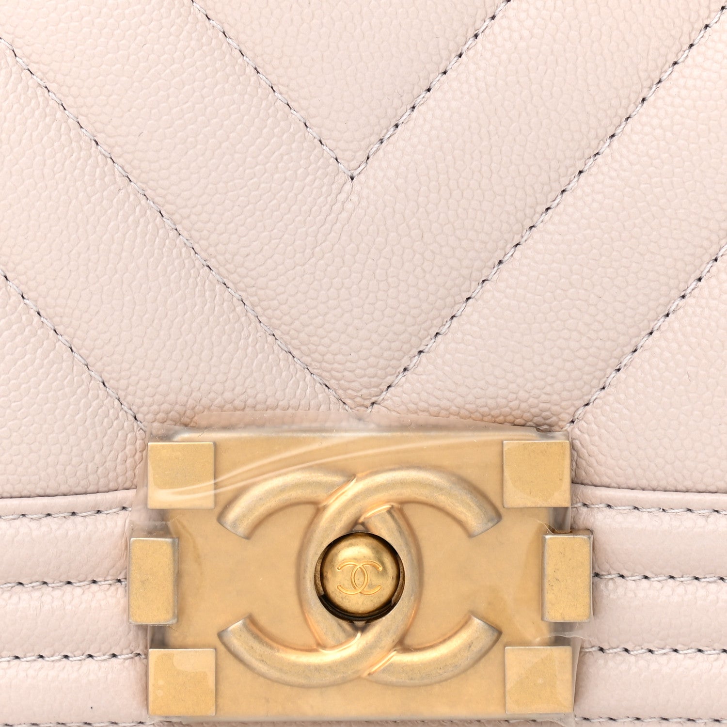 Chanel Caviar Chevron Quilted Medium Boy Flap Light Purple 8 of 11