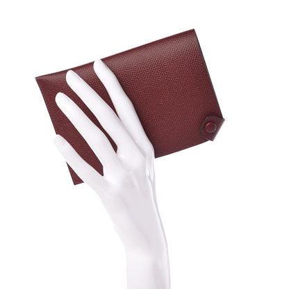 Hermes Epsom Tarmac PM Passport Holder Rouge H 2 of 7