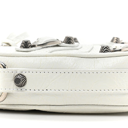 Balenciaga Agneau Arena Mini Le Cagole Heart Bag Optic White 9 of 9