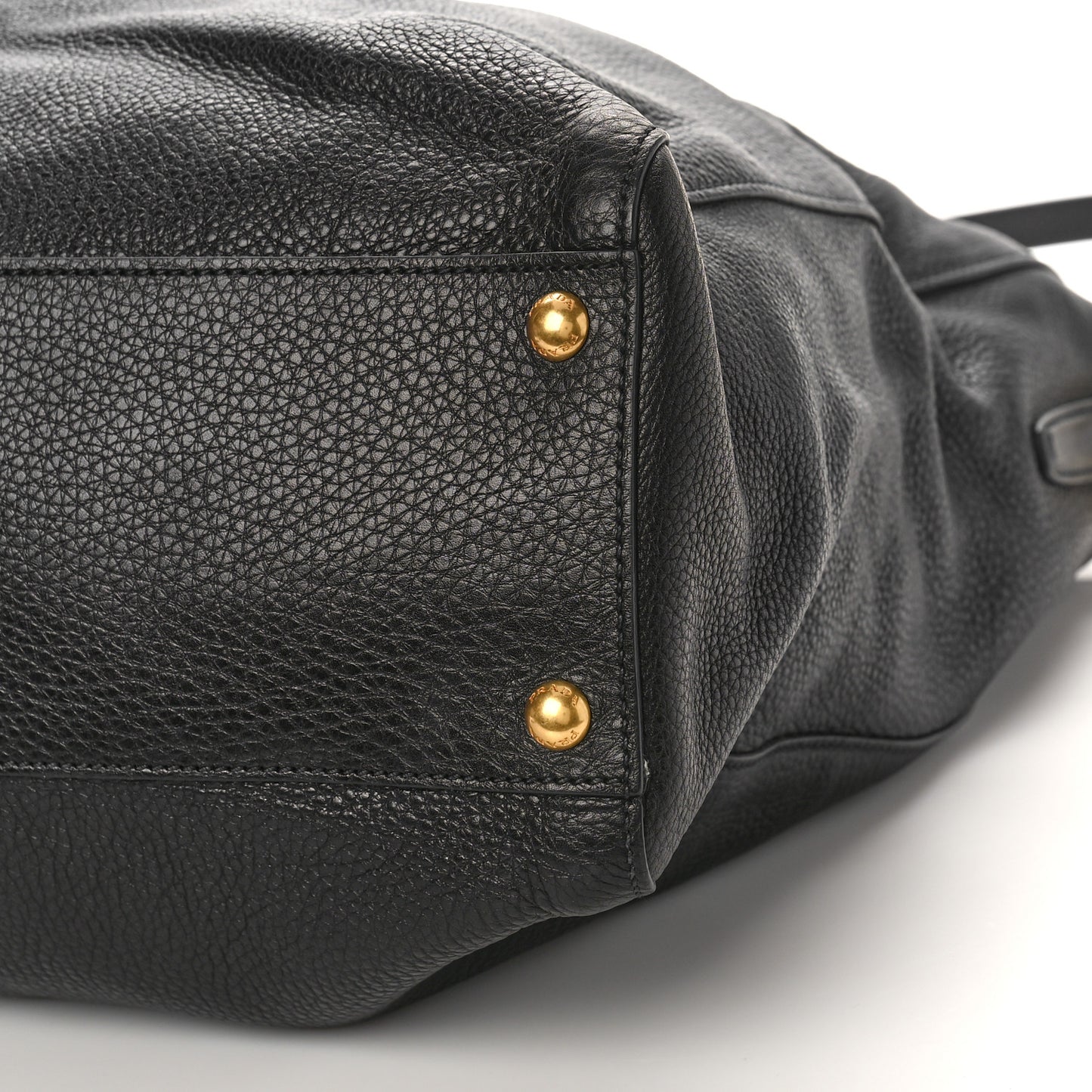 Vitello Daino Tote Black