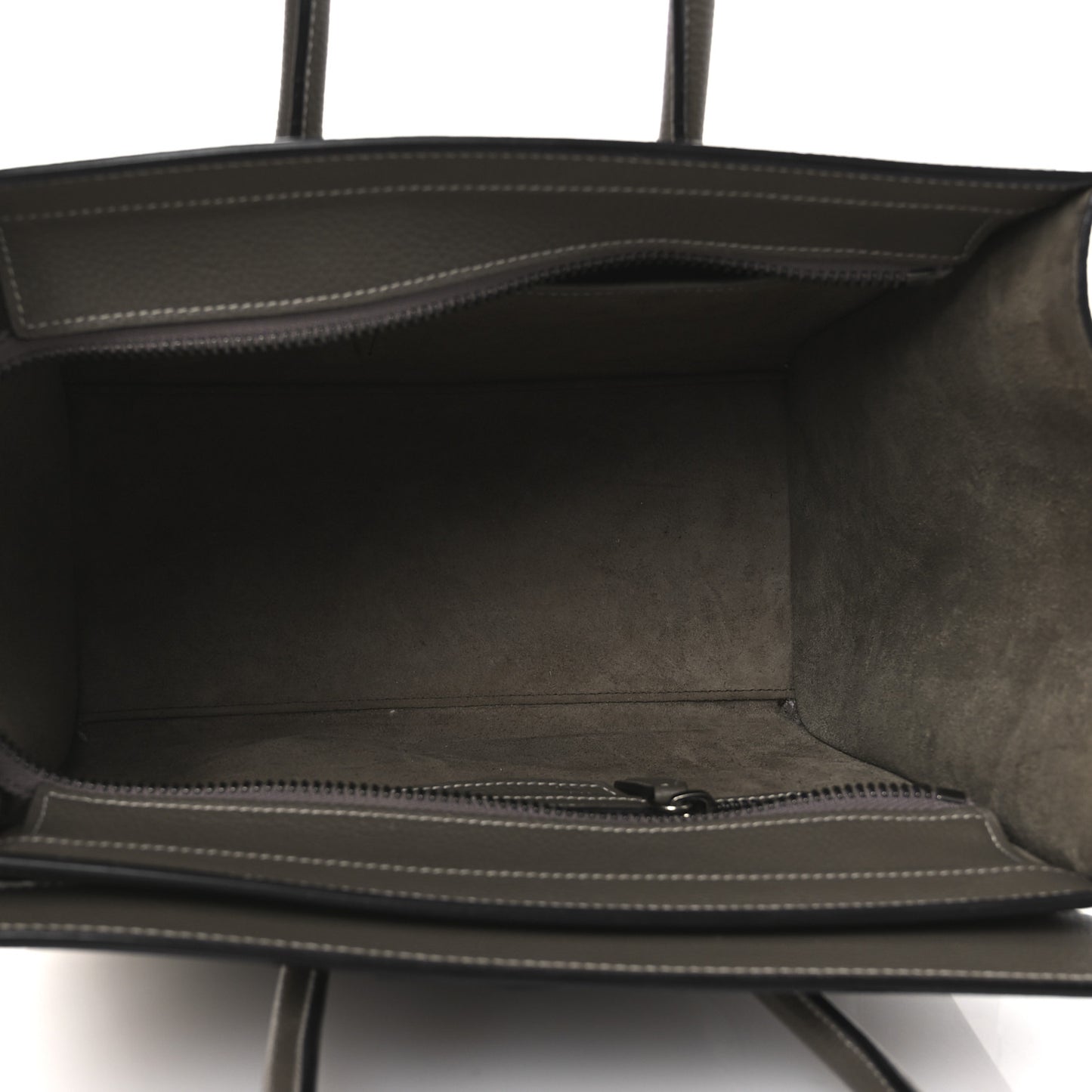 Drummed Calfskin Micro Luggage Souris
