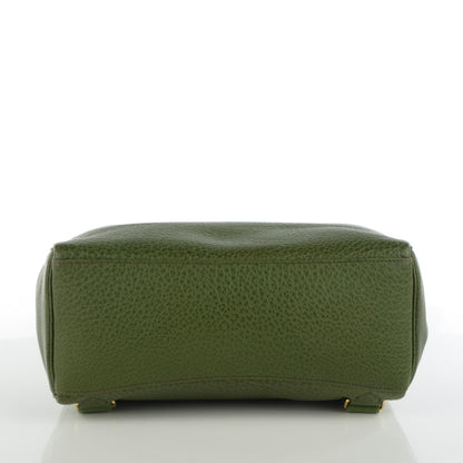 Hermes Buffle Gala Kelly Ado Backpack 28 Vert Olive 11 of 15