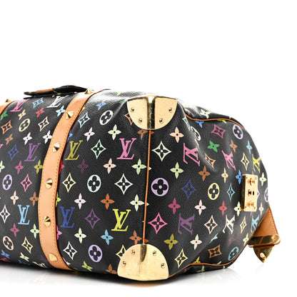 Louis Vuitton Monogram Multicolor Keepall 45 Black 8 of 11