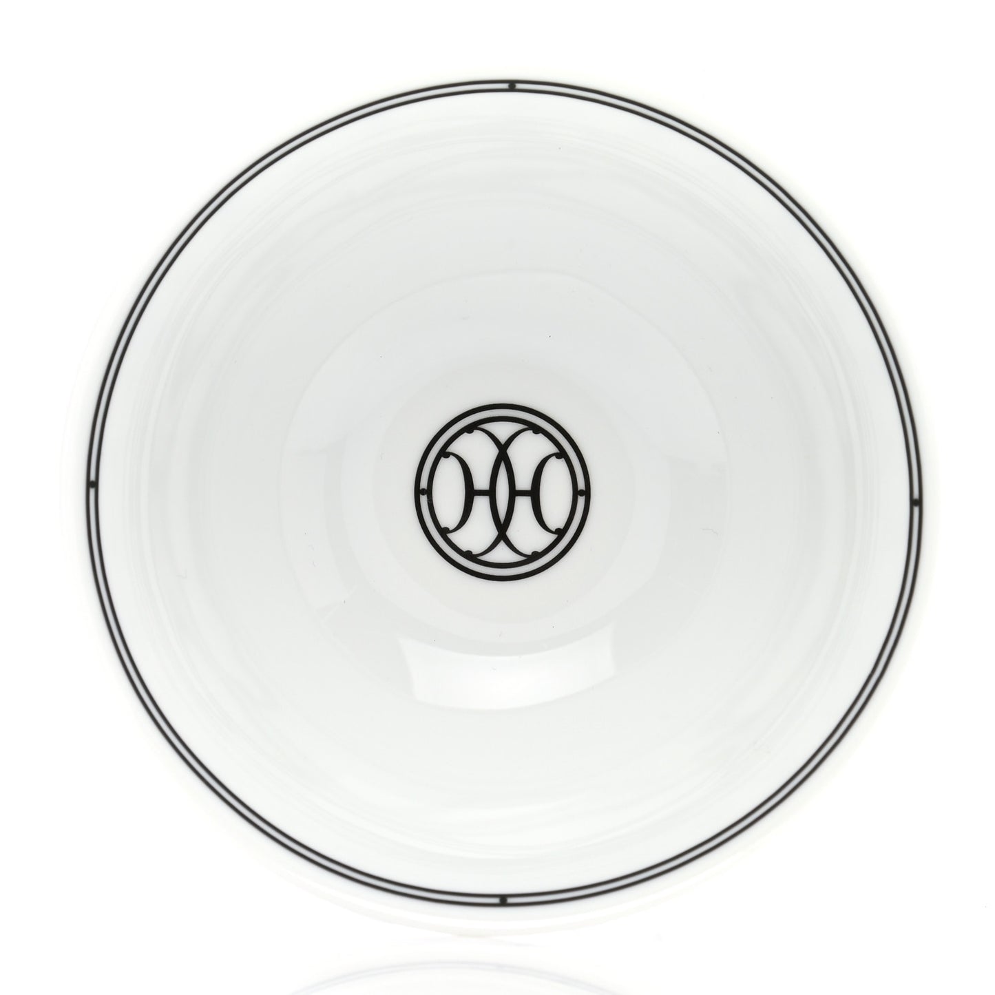 Porcelain H Deco Bowl Set of 2