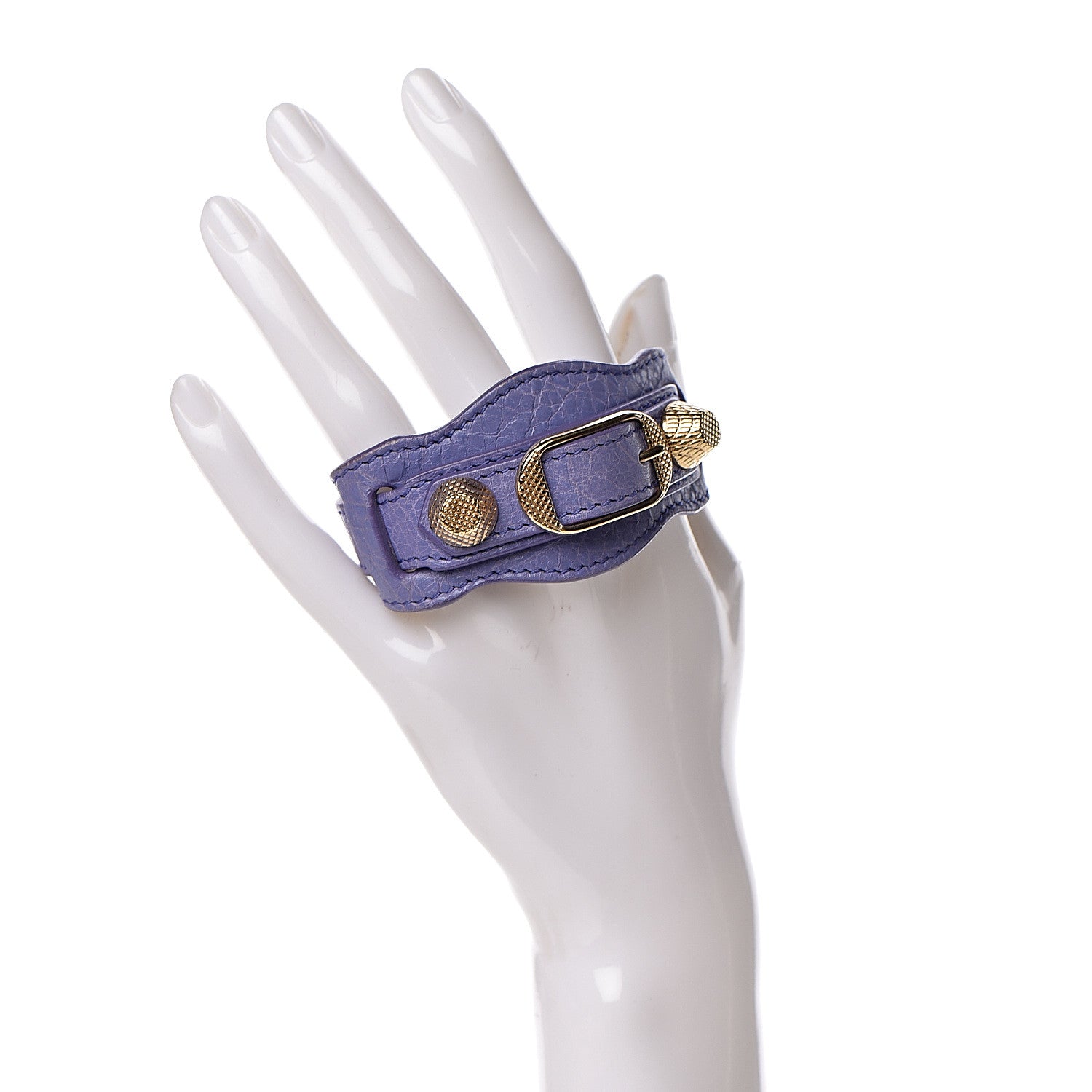 Balenciaga Agneau Arena Giant 12 Gold Hardware M Bracelet Mauve 2 of 4