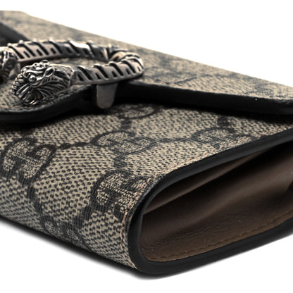 Gucci GG Supreme Monogram Dionysus Coin Purse Taupe 6 of 10