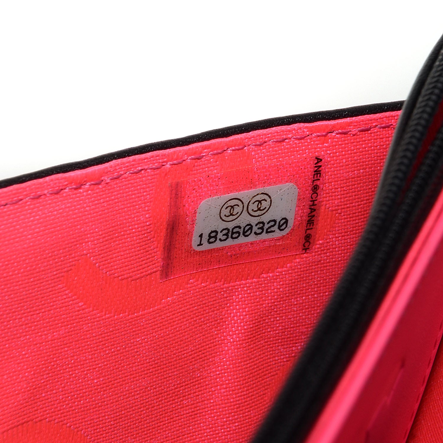 Chanel Calfskin Quilted Cambon Wallet On Chain WOC Black 9 of 9