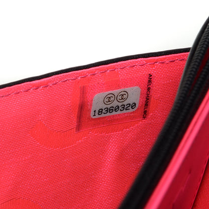 Chanel Calfskin Quilted Cambon Wallet On Chain WOC Black 9 of 9