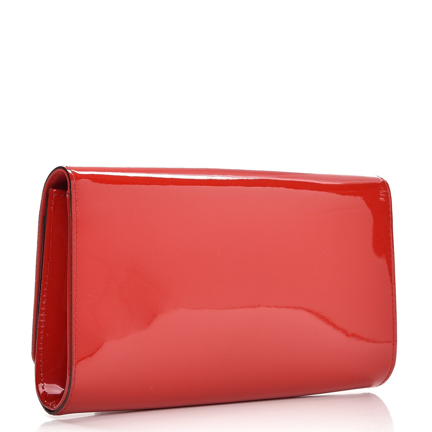 Patent Louise Clutch Cherry
