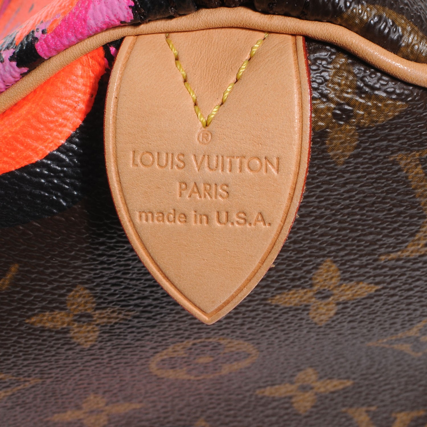 Louis Vuitton Monogram Roses Speedy 30 6 of 7