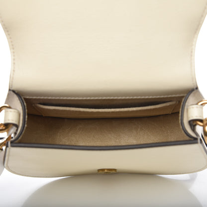 Chloe Calfskin Suede Small Nile Bracelet Bag Off White 5 of 6