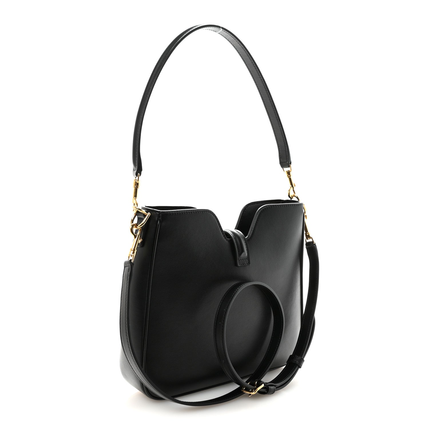 Celine Smooth Calfskin Small Camille 16 Soft Bag Black 3 of 9