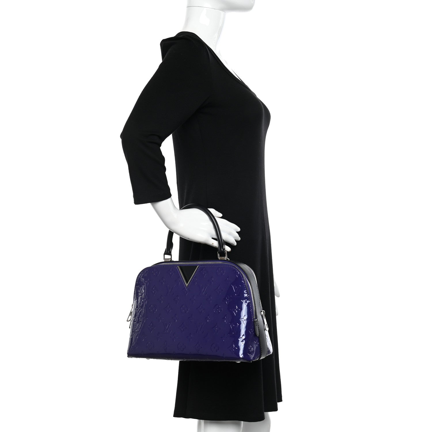 Louis Vuitton Vernis Melrose Blueberry 2 of 11