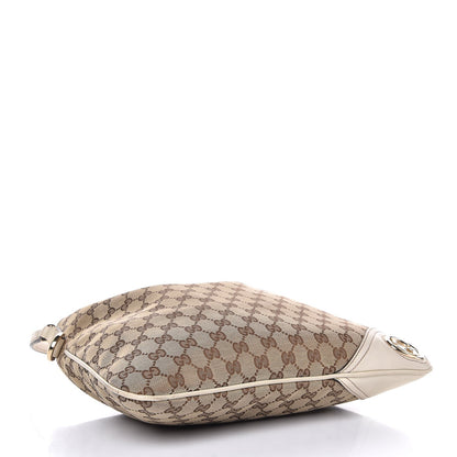 Gucci Monogram Medium New Britt Hobo Off White 4 of 7