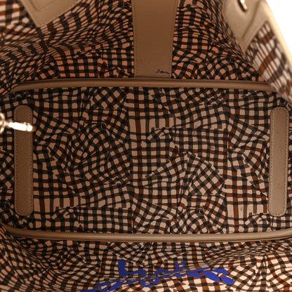 MCM Visetos Medium Liz Reversible Shopper Tote Beige 9 of 24