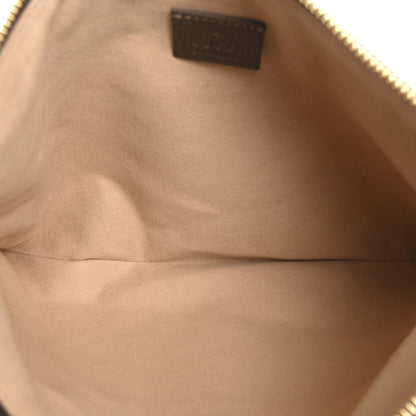 Gucci GG Supreme Monogram Large Ophidia Pouch Clutch Brown 5 of 7