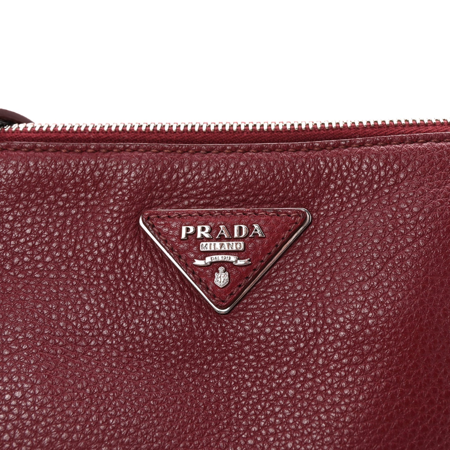 Vitello Daino Crossbody Bag Cerise