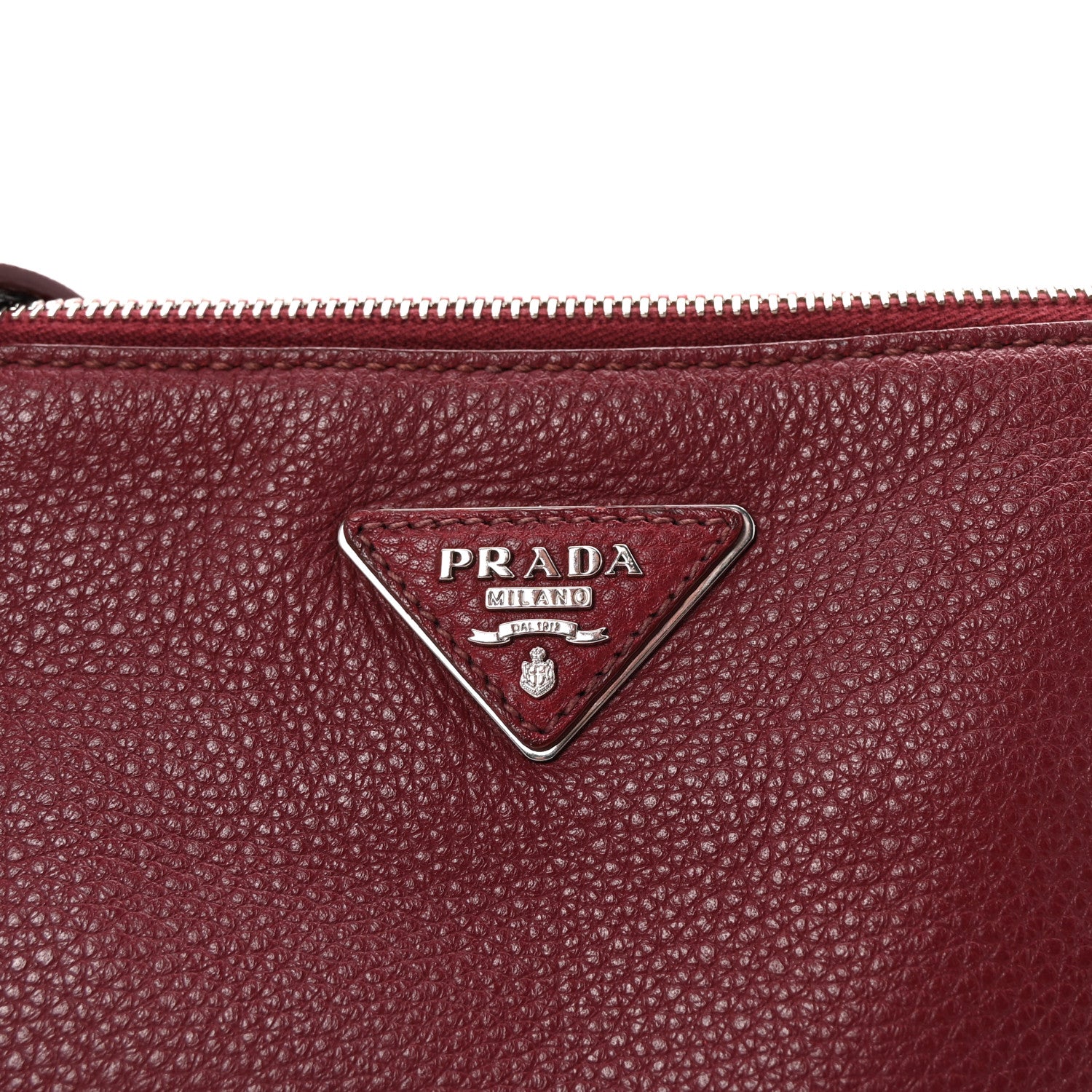 Prada Vitello Daino Crossbody Bag Cerise 7 of 9