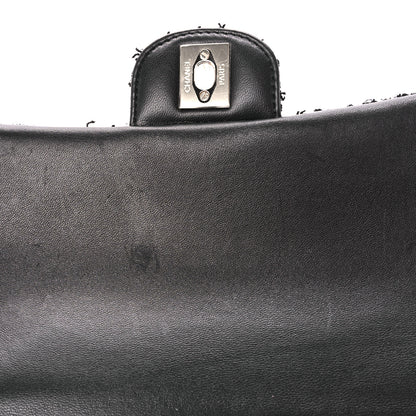 Chanel Tweed Quilted Mini Top Handle Rectangular Flap Black White 12 of 13