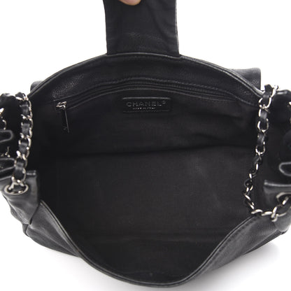 Chanel Calfskin Diamond Stitch Accordion Flap Black 6 of 14
