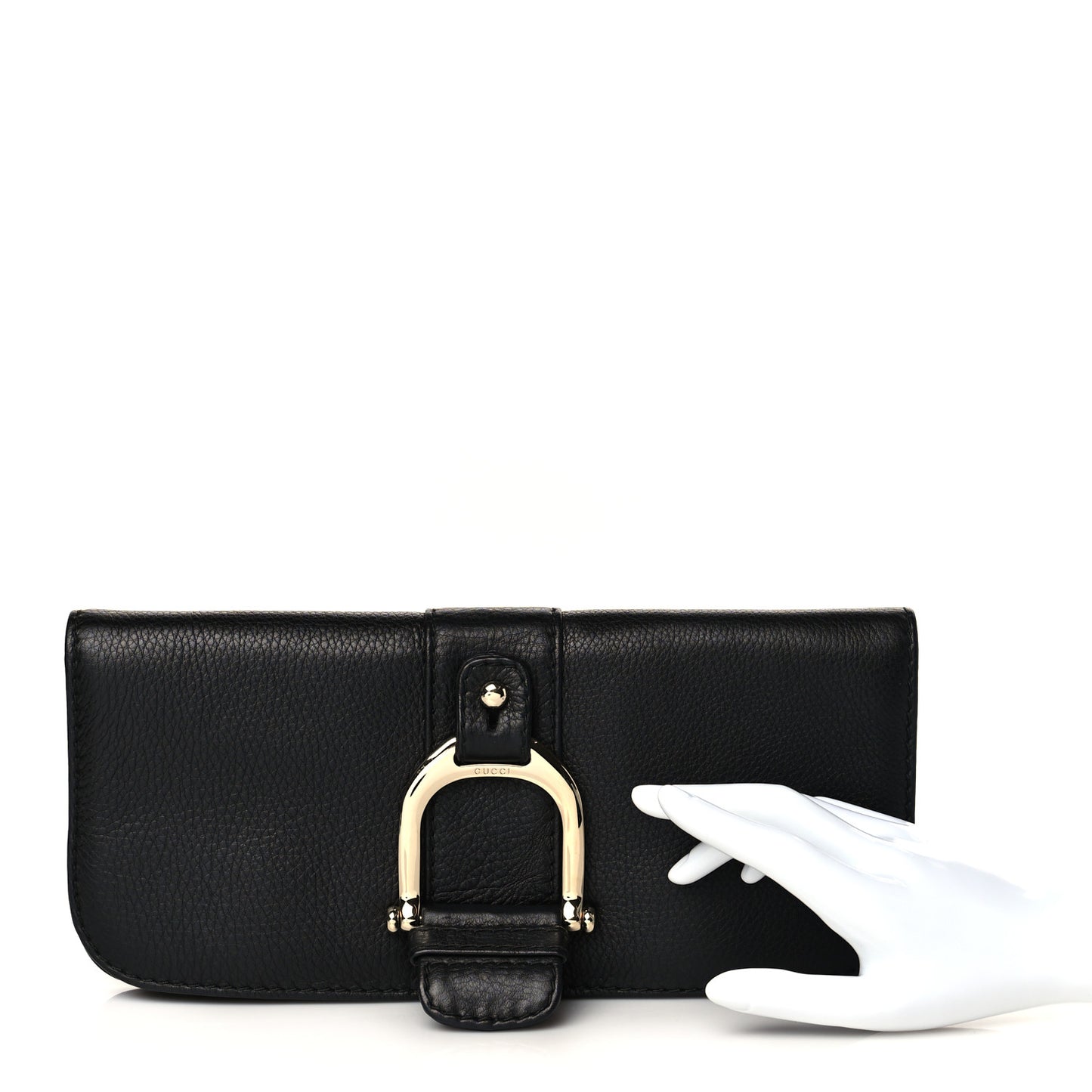 Calfskin Greenwich Clutch Black