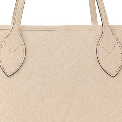 Louis Vuitton Empreinte Monogram Giant Neverfull MM Cream 7 of 9