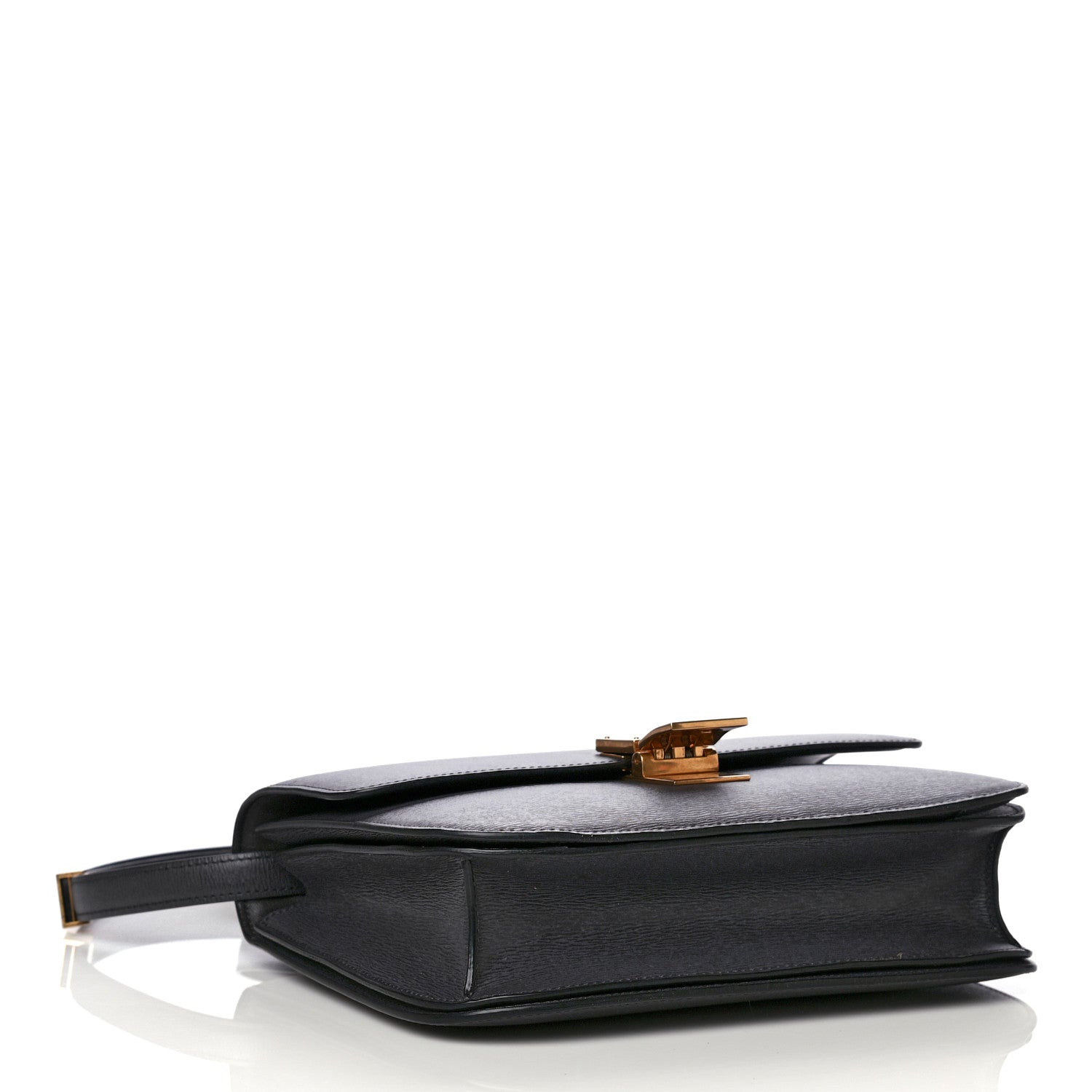 Celine Liege Calfskin Medium Classic Box Flap Bag Liquorice 4 of 15