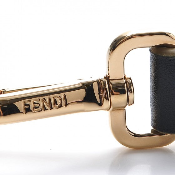 Calfskin Studded Mini Strap You Black