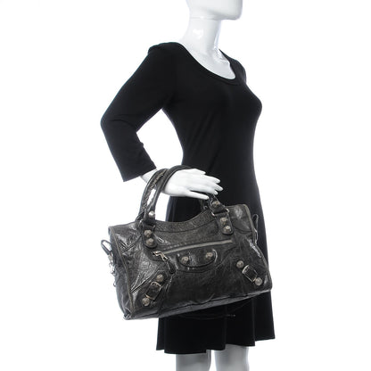 Balenciaga Agneau Giant 21 Silver Hardware City Anthracite 2 of 20