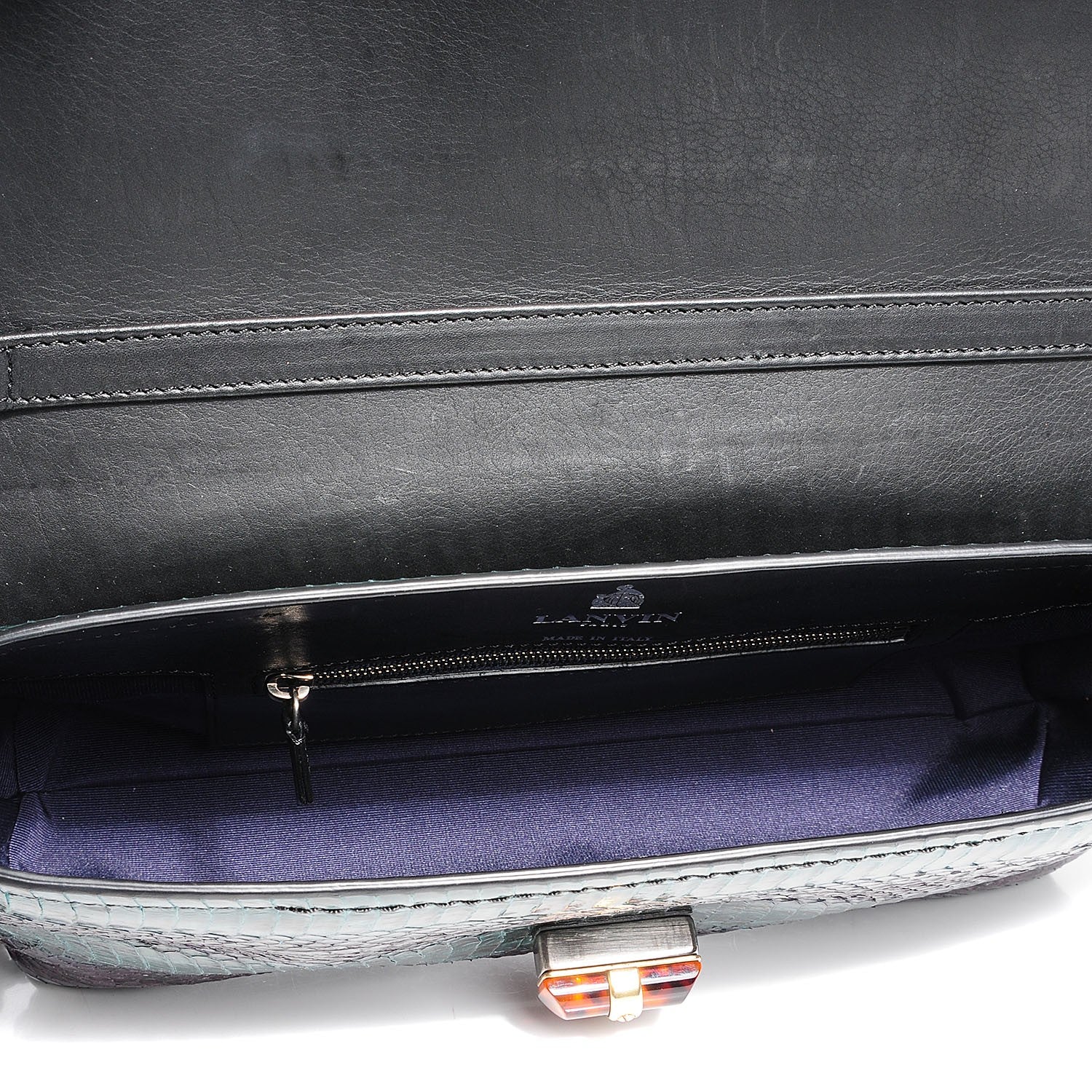 Lanvin Serpent Large Happy Cross Body Vert 6 of 8